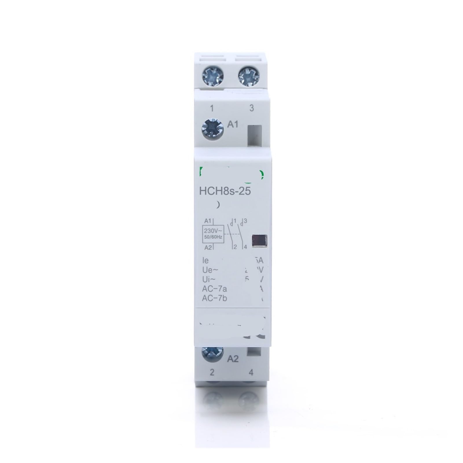 JCLPJBYJI HCH8s-25 Modular Contactor 2P 25A 2NO 220V 240V Household DIN Rail Type