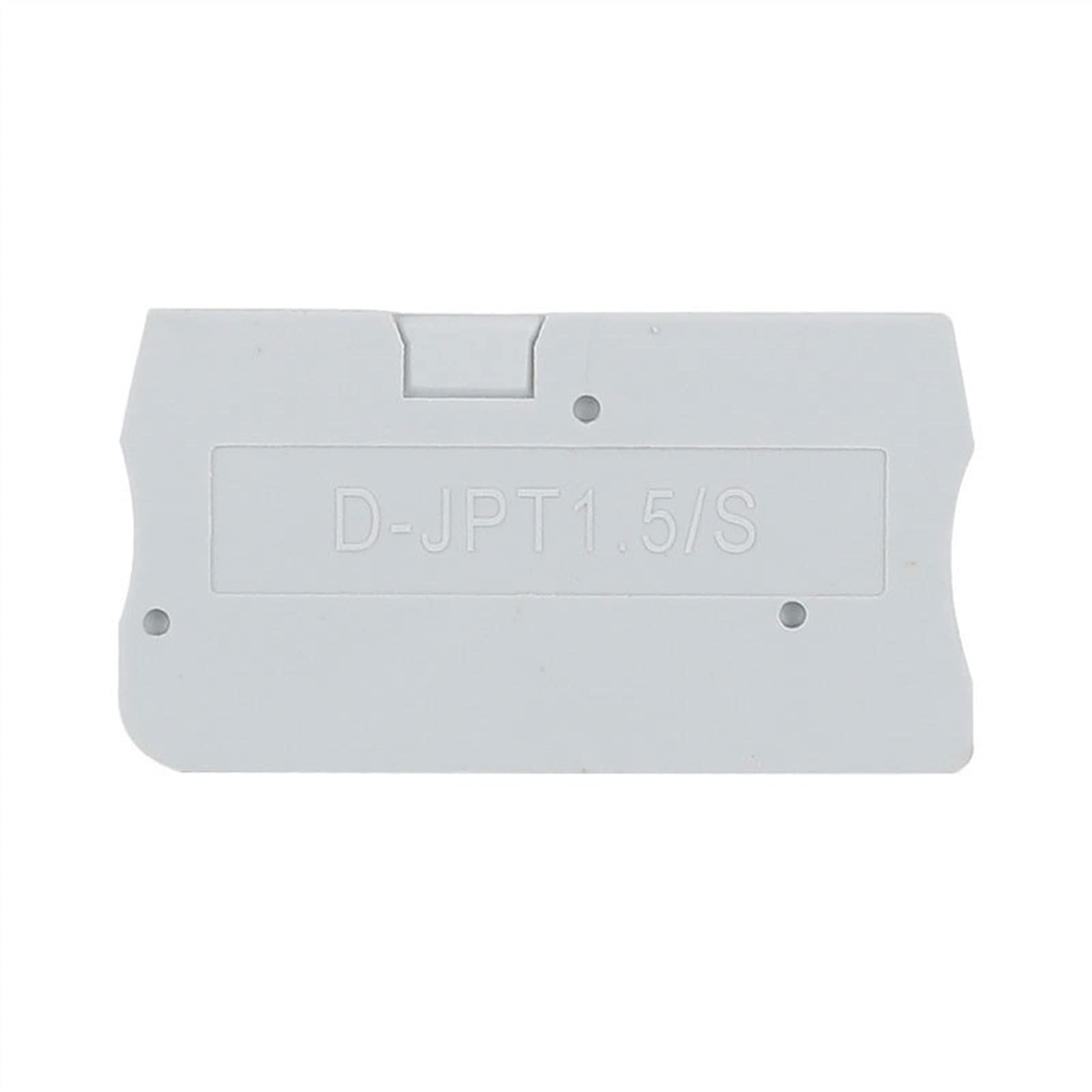 Placa de barrera D-PT1.5 para bloque de terminales de carril DIN, pack de 10 unidades