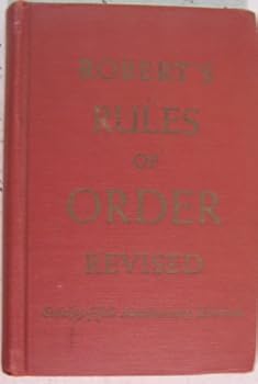 Hardcover Robert's Rules of Order Revised Book
