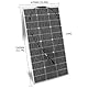 400W Flexibles Solarpanel 2x200W 24V/12V Monokristalline Biegbare-Semi-Flexible Solarpanel Ladegerät Off-Grid für RV Boot Kabine Van Auto Unebenheiten Oberflächen