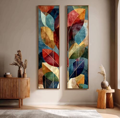 Forêt en tableau mural nature pour décorer un bureau zen et un long couloir