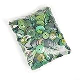 Runde Kunstharz-Nähknöpfe, gemischte Farben, 1–3 cm Größe, wasserdichte Bastelverschlüsse für handgefertigte DIY-Kleidung, Scrapbooking, Kostümherstellung, Hochzeit (Armeegrün)
