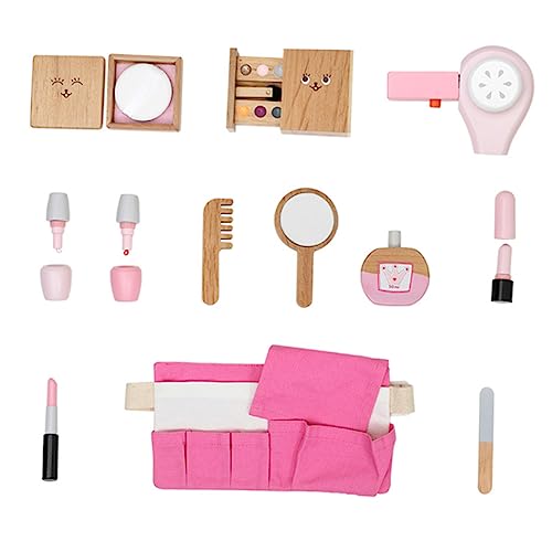 Abaodam 1 Conjunto Bolsa De Maquiagem De Simulação Kit De Maquiagem Princesa Kits Infantis Terno Par
