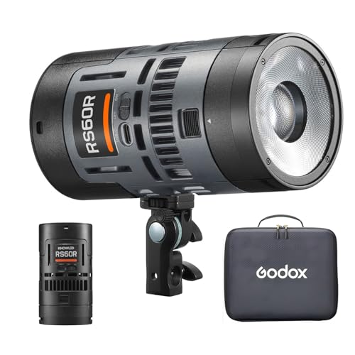GODOX RS60R Luz LED con 14 Efectos de Iluminación y Control DMX App