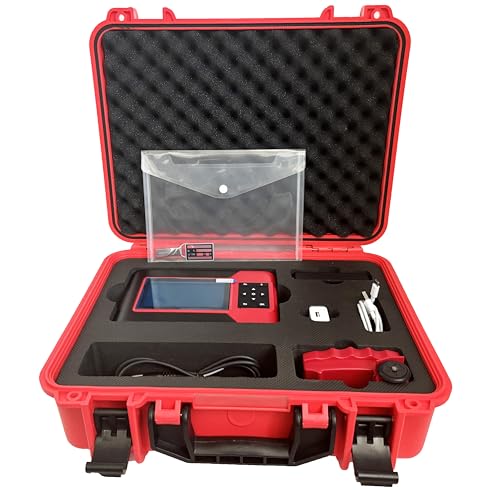 HFBTE Concrete Rebar Locator Scanner for Reinforcement Positioning,Estimating Rebar Diameter,Testing Rebar Spacing with Rebar Diameter Range 6-50mm Protective Layer Thickness Range 6mm-90 mm 7mm-200mm