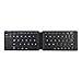 Tastiera Bluetooth pieghevole, Tastiera portatile pieghevole wireless per iPhone, IPad Air, iPad Mini, iPad Pro, Windows, IOS, Android, Tablet, Mac, PC e Smartphone （Bianco）