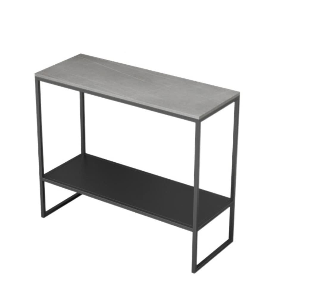 Table d'appoint carrée 65x25cm en rock board pour canapé