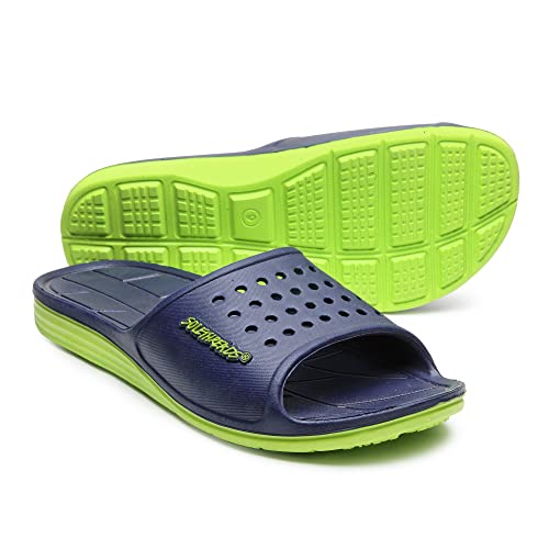 SOLETHREADS EXTRA COMFORT | Super Soft | Comfort | Cushion | Bounce Back | Durable | Embosed footbed | Outdoor | Flip Flops for Men