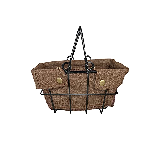 アビテ ワイヤーファブリックバスケット SSS FW-701-BR ブラウン