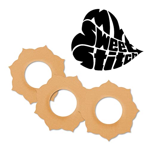 MySweetStitch | Esparadrapo para Freestyle Libre 1 & 2 Sensor | resistente al agua, transpirable y respetuoso con la piel (10 unidades)| Mandala | Beige Cover
