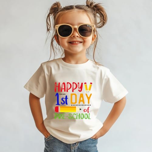 Back to School Shirt for Toddler First Day of Pre-K Shirt for Boys & Girls, Preschool T-Shirt 2T-5T3