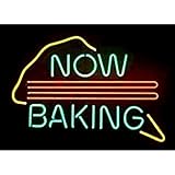 Prouten 17inx14in Now Baking Neon Sign Light Man Cave Bar Pub Beer Gift Neon Lamp
