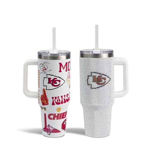 Image of The Memory Company Officially Licensed 2-Pack Game Day Tumblers Team Spirit /Bling, Kansas City Chiefs