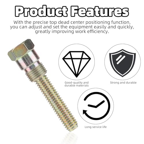 Tinoaly Kolbenstopper, Positionierschraube für Oberen Totpunkt in 14mm Zündkerzenloch für Kolbenstoppwerkzeug