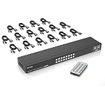 MT-VIKI – MT-VIKI KVM Switch HDMI 16 Port HDMI Konsole 16 in 1 Out mit