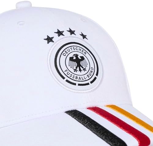 adidas Unisex-Adult Germany Soccer Cap, White/Multicolor, One Size - 2