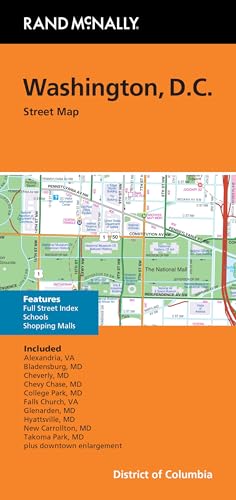 Rand McNally Folded Map: Washington DC Street Map