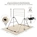 Nimsqury Foldable Gymnastics Bar, 5-Height Adjustable Gymnastic Bars for Kids at Home,Robust & Stable for Indoor/Outdoor Using,Weight Limit 140LBS