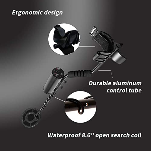 Supereye Underwater Metal Detector For Professional Adults, Precise Sensitivity 8.6"Coil, Small Object Filter,Led & Alarm With Headphone,Ip68 Full Waterproof Submersible Up To 130 Ft For Scuba Diving. #TOP6