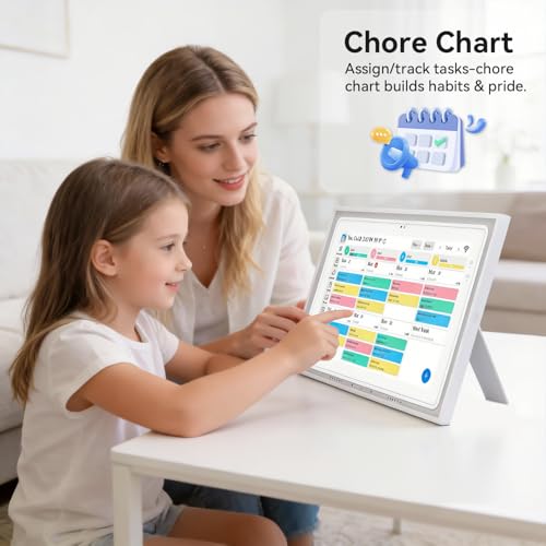 Missfly 12.3 Inch Smart Digital Wall Calendar with Touch Screen, One-Touch Video Call & AI Voice Control, Syncs with Google & Apple Calendar, Easy Operation Daily Planner, Practical Gift for Elderly Seniors & Parents by Missfly - Image 4