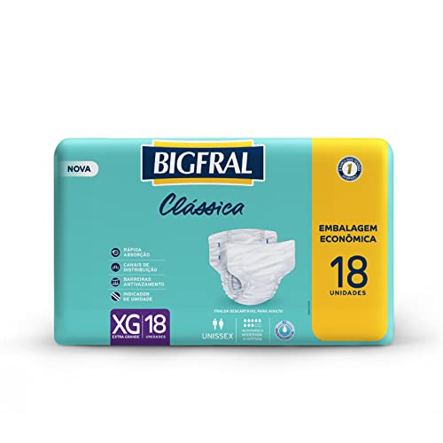 Bigfral Fralda Clássica Extra Grande