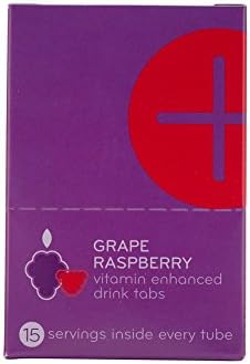 Nuun All Day: Hydrating Vitamin & Electrolyte Tablets, Grape Raspberry, Box of 8 Tubes