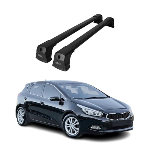 Barres de toit transversales Kia Ceed voyage en famille