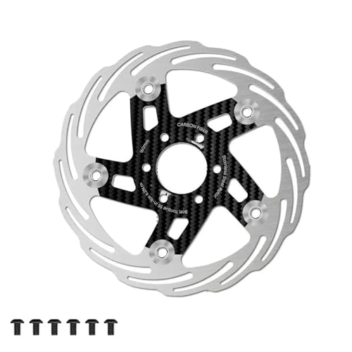 Frein à disque de route VTT anti-surchauffe avec rotor flottant en carbone
