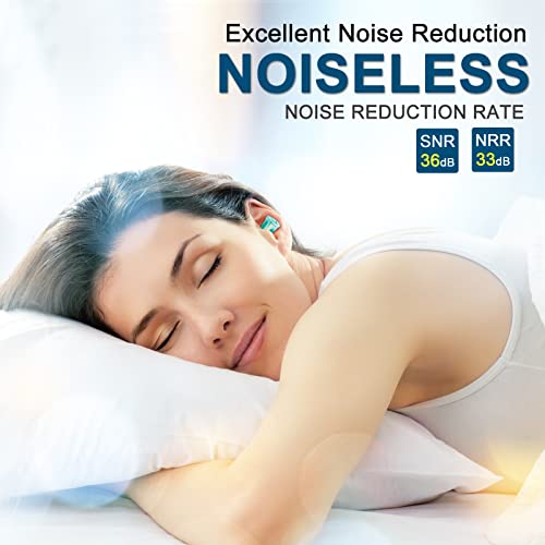 Ultra Soft Foam Ear Plugs For Sleeping Noise Cancelling 10 Pcs Nrr 33Db Noise Reduction Uncorded Washable Reusable With Travel Case Earplugs For Snoring Concerts Shooting Studying (Medium) #TOP1