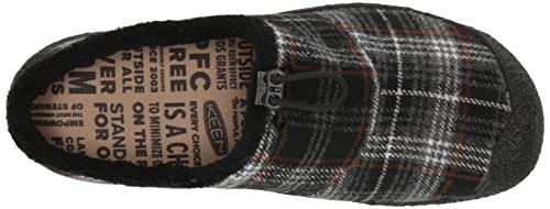 Keen Women's Howser 3 Slide Comfy Durable Slippers, Black Plaid/Steel Grey, 7 #TOP4