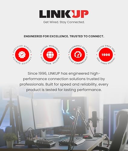 Image of LINKUP PCIE 5.0 Riser Cable | for Vertical GPU Mount | ITX Double Reverse | Graphics Card GPU Ready | Usable with PCIe 4.0 & RX 9070 / RTX5090 | 20cm (Total Length: 22.2cm)