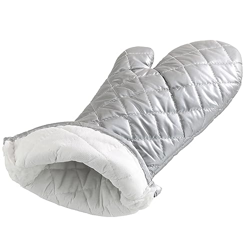 New Star Foodservice 32086 Interwoven Cloth/Silicone Oven Mitts thumb #2