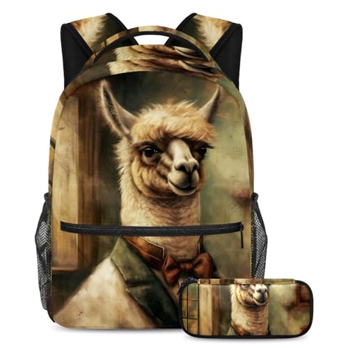 Cartable ergonomique à motif vache pour soulager le dos des écoliers
