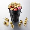 Sadnyy 12-Pack Rainbow Metal Buckets With Handles - 4.5x5 Inch Galvanized Craft & Party Pails