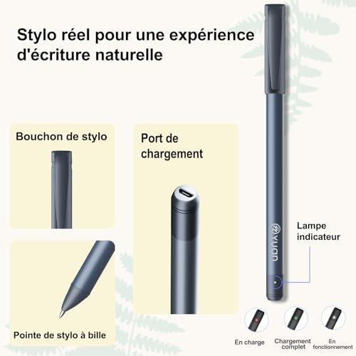 Smartpen et carnet numérique 188 pages Yuan Smart Writing Set marine - 2