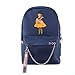Sacs D'École Daypack USB Port De Charge Sac De Voyage D'Ordinateur Portable Sac À Main Hommes Femmes Toile Sac À Dos USB Horror Halloween À Armatures avec Chaîne 42CMX28CMX17CM