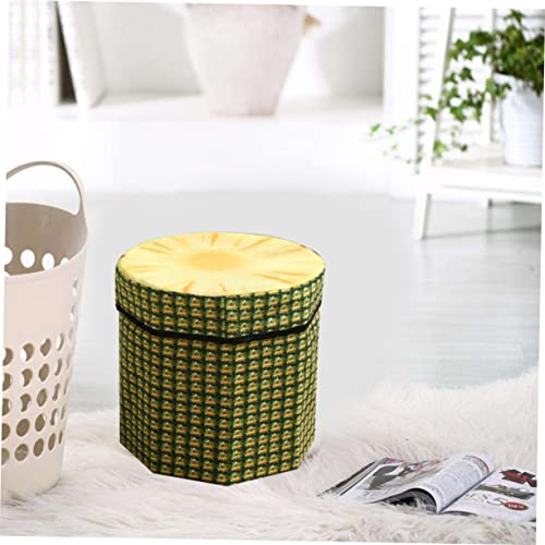 Pouf multifonctionnel ananas pour optimiser les petits salons - 4