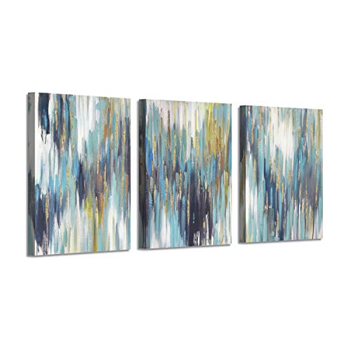 Artistic Path Abstract Canvas Paintings Wall Art: Abstract Pictures Print On Canvas For Office Bedrooms (Overall 36" W X 16" H,Multi-Sized) #TOP15