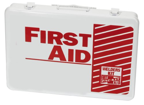 Image of Pac-Kit by First Aid Only 7501 94 Piece Welder's First Aid Kit with Weatherproof Steel Case