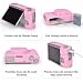 MUZIRI KINOKOO Silicone Case for Canon PowerShot SX740 SX730 HS Camera - Soft Rubber SX730 SX740 HS Protective Case with Removeable Lens Cover - Slim Fit SX740 sx730 HS Case- Pink
