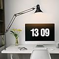 Hypool Desk Lamp for Home Office Eye-Caring Metal Extra Long Swing Arm Stable Clamp Flexible Gooseneck A19 E26 Bulb Included as Table Working Reading Aesthetic Computer Versatile Light