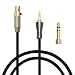 MiCity 2 Replacement Upgrade Cable Audio Extension Cord Wire for AKG Q701 K702 K271S K271 K141 K171 K181 MKII K240S K240 MK2 Pioneer HDJ-2000 Headphones (1.2m)