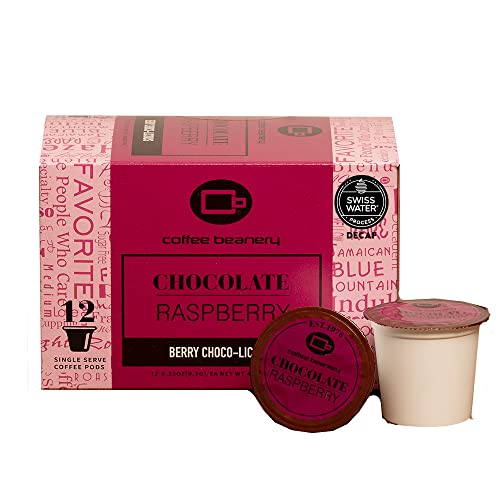 Decaf Chocolate Raspberry Single Serve Coffee Pods | 12Ct | Swp Decaf Coffee | Gourmet Flavored Coffee #TOP30