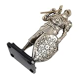 Colocación versátil: ideal para diversos ambientes como habitaciones, oficinas o zonas de estudio, esta estatua de caballero realza el atractivo estético de cualquier espacio. figura de metal de caballero medieval. figura coleccionable medieval