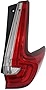 Evan-Fischer Tail Light Assembly Compatible with 2017-2019 Honda CR-V Outer Halogen, North America Built Vehicle, Passenger Side
