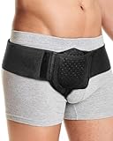 GAJUS Guardia di Ernia | Cintura Regolabile per Ernia Inguinale Uomo | Supporto Post-Operatorio Lato Sinistro/Destro | Cinturino Comfortevile in Vita