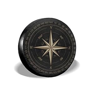 Hokdny Bandenhoes 17 inch, Polyester universele reservewielhoes, draagbare wielhoezen voor trailer RV SUV Truck Travel…