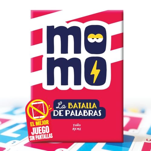 Momo - Juegos de Mesa de Palabras Niños y Adultos - Sin pantallas - +8 Años
