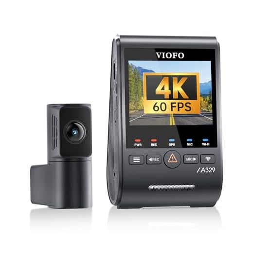 VIOFO A329S 4K Dash Cam with Rear View