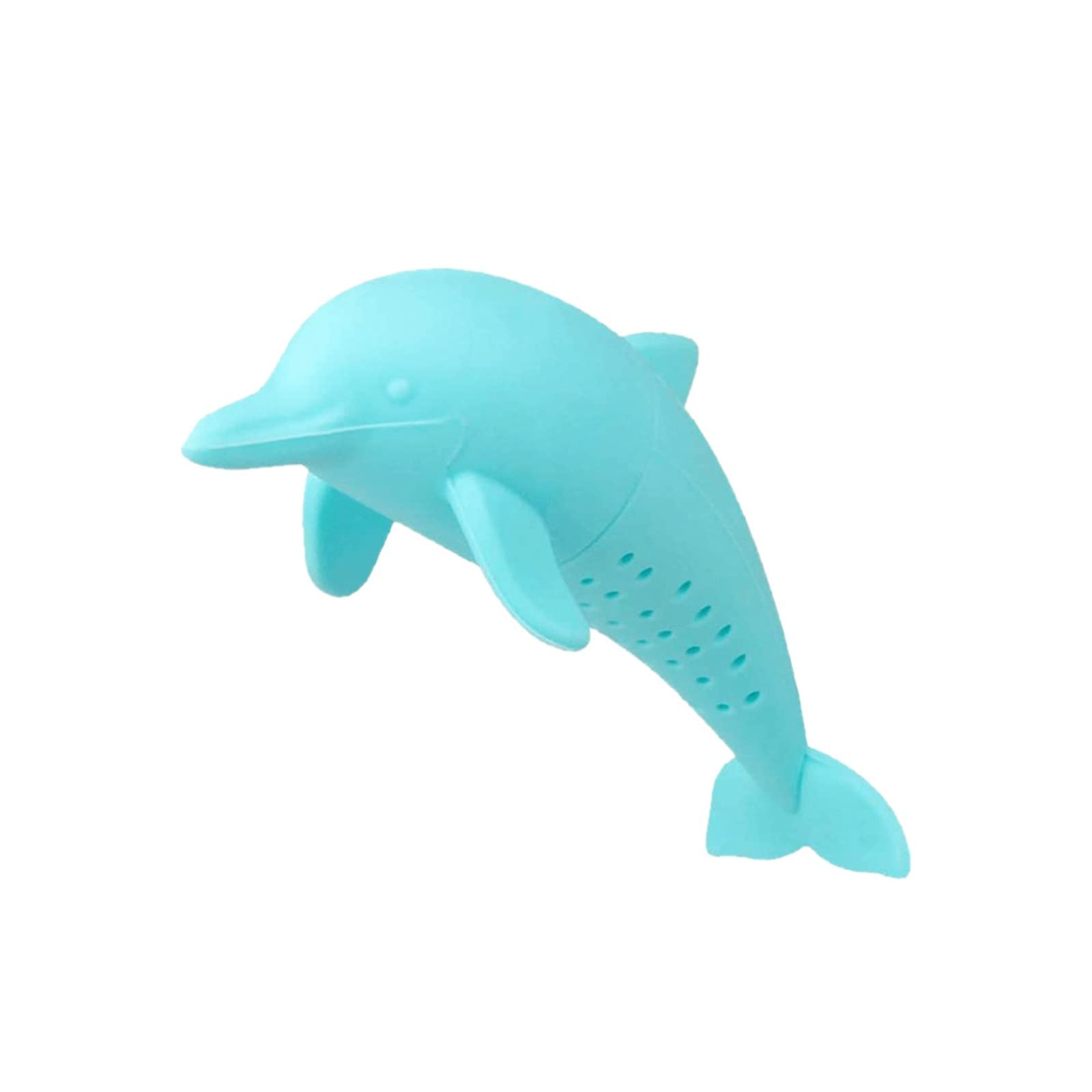 Sitko do herbaty kreatywny kuchenny delfin zaparzacz do herbaty silikonowy kubek do herbaty czajnik sitko filtr manat zaparzacz do herbaty zestaw do herbaty akcesoria (niebieski)